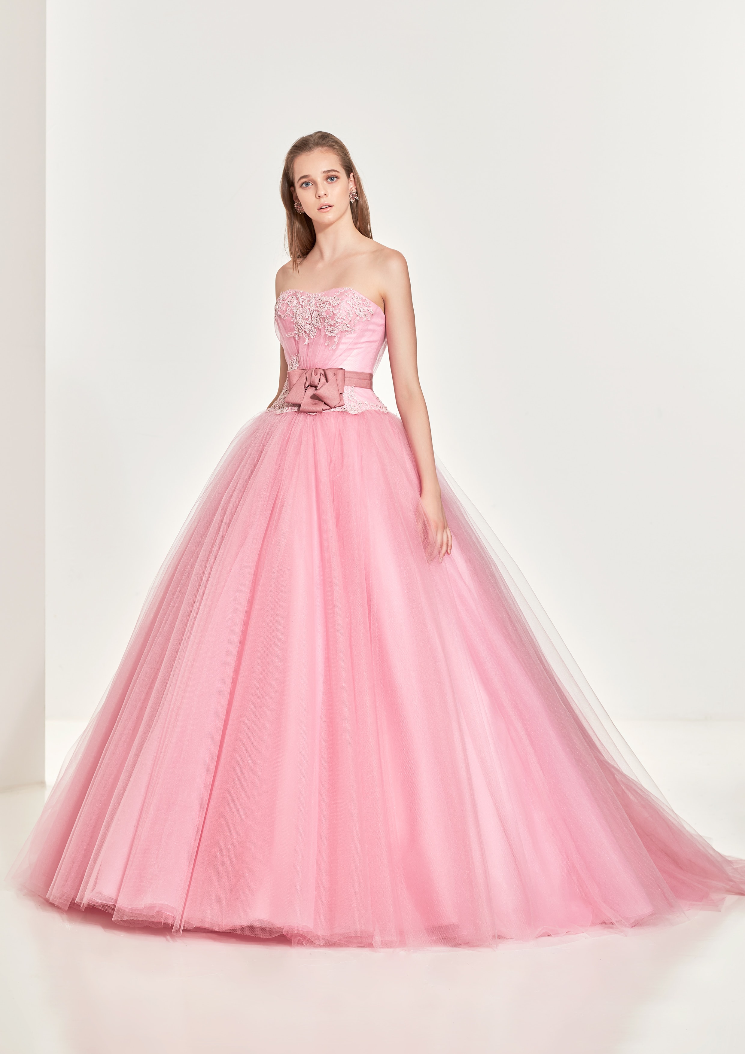 国内最安値！ ピンクの花嫁のウェディングドレス - ドレス - revista 